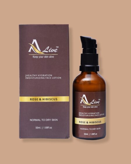 Alive Rose & Hibiscus Face Lotion